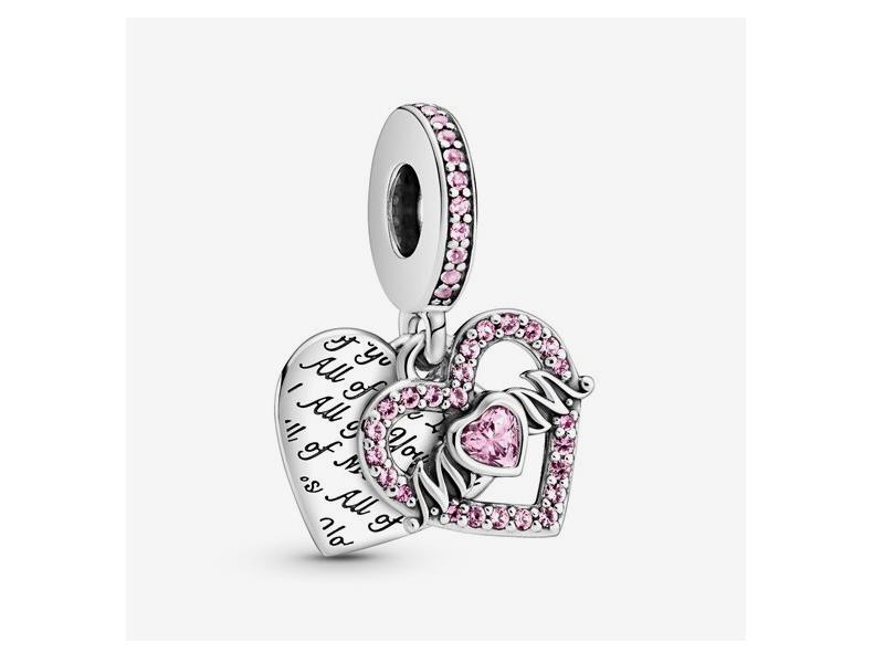 Charm pendente Cuore e mamma - 799402c01